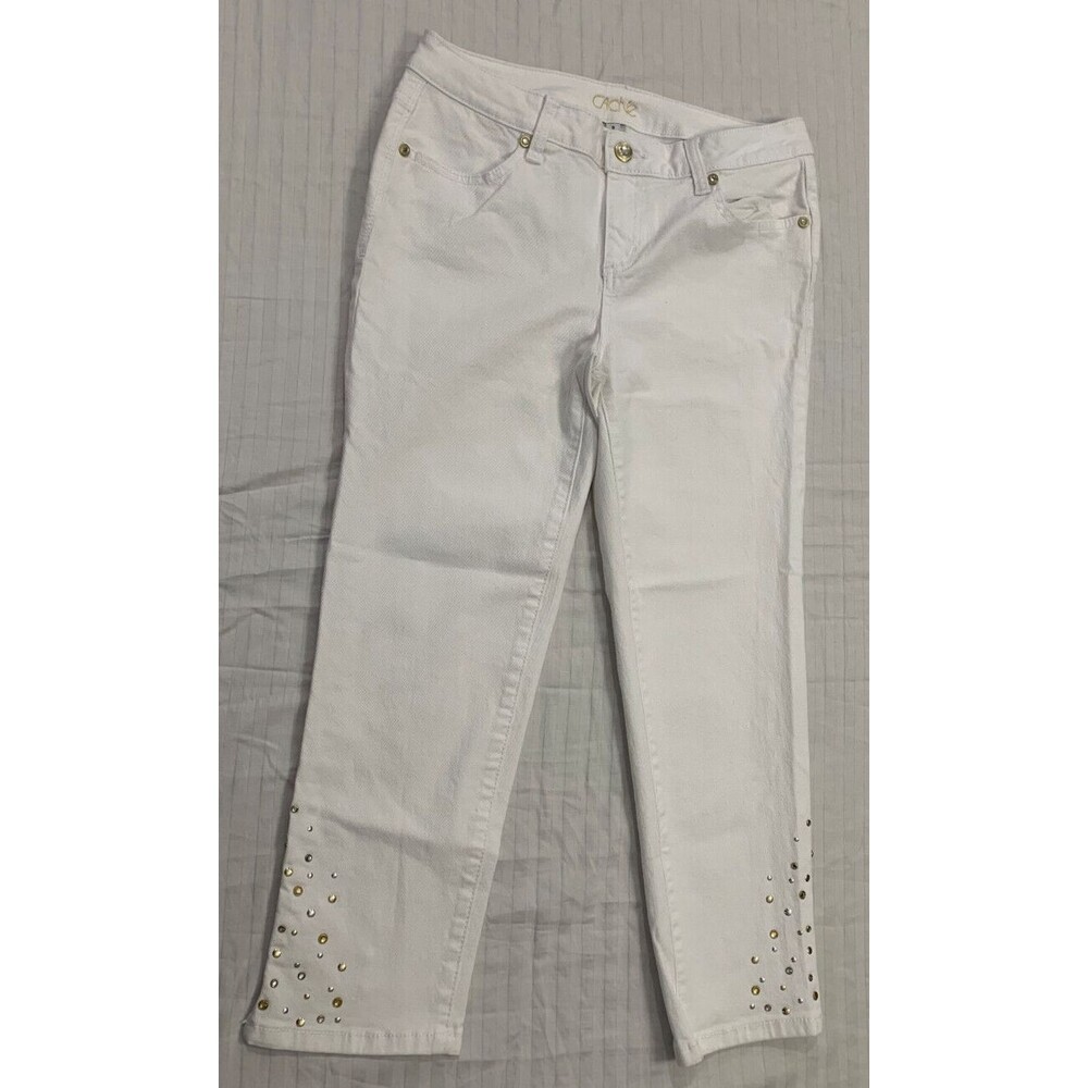 CACHE WOMENS JEANS CAPRIS PANTS SIZE 6